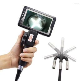 Tweezijdige articulerende borescope Videoscoop Inspectiecamera met 8 mm 4.5 "LCD-monitor voor auto-vliegtuigmechanica