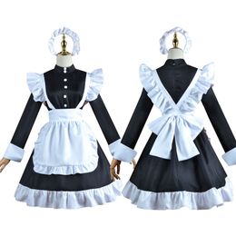 Deux Yuan Hot Maid Robe Maid Robe Lolita Set Cosplay Anime japonais Men et femmes décontractées peuvent porter