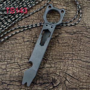 TWOSUN Titanium EDC Koevoet Koevoet Multitool Outdoor tool Bar Pry camping Flesopener TS143224N