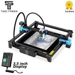 TWOTREES TTS-55 Pro laser graveur met touchscreen laser gravure machine toevoegen display 40W blauw licht cnc machine 240423