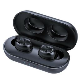 TWS 5,0 écouteurs sans fil Bluetooth B5 casque stéréo 6D sport étanche Casque Touch Control Oreillettes 300mAh boîte de charge avec Mic