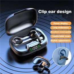 TWS Bluetooth casque type à clipser écouteur JR03 Tws écouteurs Microphone sans fil écouteur LED affichage haute qualité casque Sport écouteur