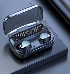 TWS Bluetooth-hoofdtelefoon Vingerafdrukcontrole BQ10 In-ear Ingebouwde microfoon Draadloze oortelefoon LED-display Hoge kwaliteit hoofdtelefoon Sportoortelefoon
