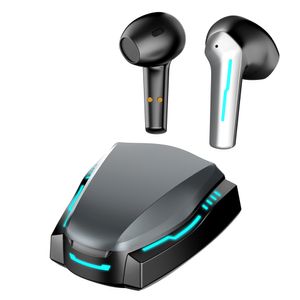 Écouteurs Bluetooth TWS pour Samsung Android, oreillettes sans fil, étui de Charge, appairage automatique, lumières, petits jeux électroniques, écouteur de téléphone portable, Microphone