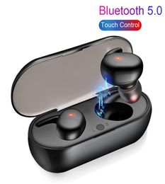 TWS Bluetooth draadloze oortelefoon Touch Control oordopjes Waterdichte HIFI Sport oordopjes met MICROFOON Gaming Muziek Headset voor IOS Android3249553