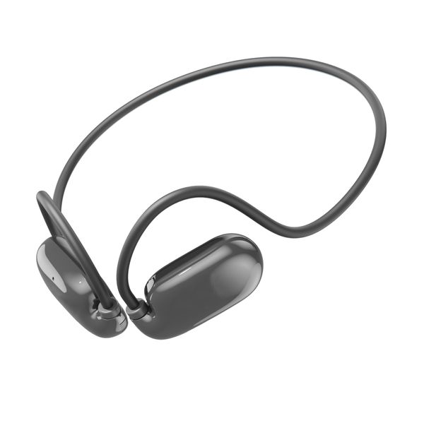 TWS Bluetooth 5.3 Conduction d'air Écouteurs de charge magnétique Sport Écouteurs à oreille ouverte étanches Casques sans fil avec micro Appel HD pour la course sportive