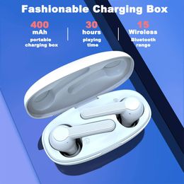 TWS-oortelefoon IP-X4 Waterdichte Bluetooth-hoofdtelefoon Smart Touch Oortelefoon Draadloze Oordopjes in Oor Type C Oplaadpoort XY-7