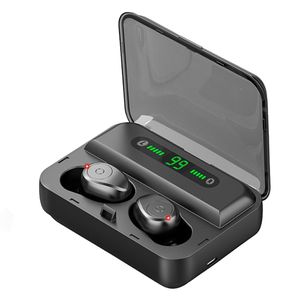 TWS F9-5 Bluetooth écouteur avec Microphone LED affichage sans fil Bluetooth écouteurs écouteurs antibruit casques