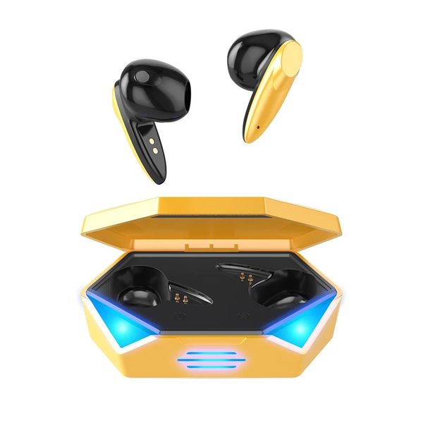 TWS G20 Juego Auriculares inalámbricos Bluetooth 5.2 Auriculares para juegos para todos los teléfonos inteligentes Auriculares deportivos Auriculares con caja de carga para Iphone Samsung