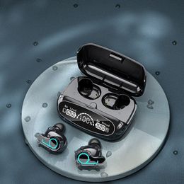 TWS M32B LED Mini-oortelefoons met hifi geluidsmuziek oortelefoon waterdichte IPX6 sport draadloze gaming oordopjes sport in-ear lawaai reductie laag
