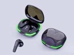 TWS Pro60 Fone Bluetooth 5.0 Koptelefoon Draadloze hoofdtelefoon HiFi Stero Headset Ruisonderdrukking Sportoordopjes met microfoon voor telefoon