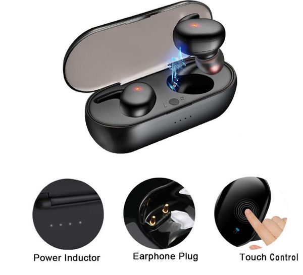 Auriculares inalámbricos TWS 5,0, auriculares con cancelación de ruido, sonido estéreo, música, intrauditivos para teléfonos inteligentes Android IOS