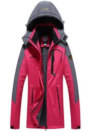 TWTOPSE femmes hiver imperméable sport snowboard ski veste chaud cyclisme pêche coupe-vent randonnée Camping polaire manteau 20196156755