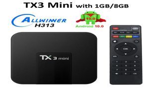 TX3 Mini 2 Go 16 Go Android 10 TV Box Allwinner H313 Quad Core Ultra HD H265 4K Stream Media Player Met Mxq Pro X96mini S9223657244