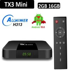 Boîtier TV TX3 Mini Android 100, 2 go de Ram, 16 go de Rom, Allwinner H313 Quad Core, Internet, Wifi 4K, VS Mxq pro4274174