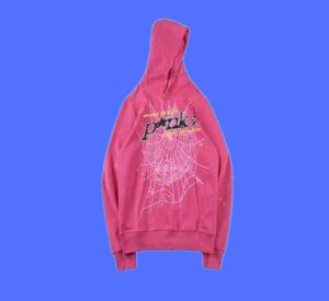 TXIS 222SS Designer 555 Hoodie pullover roze jonge thug hoodies senior klassieke vrije tijd multicolor herfst winter mannen 8611372