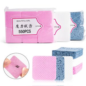 1Pack Pluisvrije Doekjes Servetten Nagellak Remover Gel Nageldoekjes Nagel Wattenschijfjes Manicure Pedicure Gel Gereedschap Nail Art GereedschapNagellak Remover Schoonheid Gezondheid