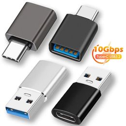 Type-C 10Gbps OTG Adapter Type C USB C Male Naar USB 3.2 Vrouwelijke Converter voor Macbook Xiaomi samsung USBC OTG Connector