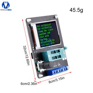 Type-C 5V GM328A Transistor Tester Diode Capaciteit ESR Spanningsfrequentiemeter PWM Square Wave Signal Generator Soldering