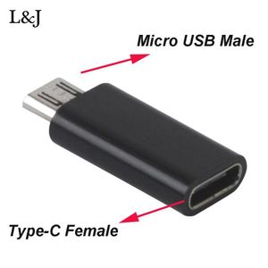 Type-C-adapter mannelijke connector naar micro USB 2.0 vrouwelijke USB 3.1 Converter Data Adapters F naar Android en APL