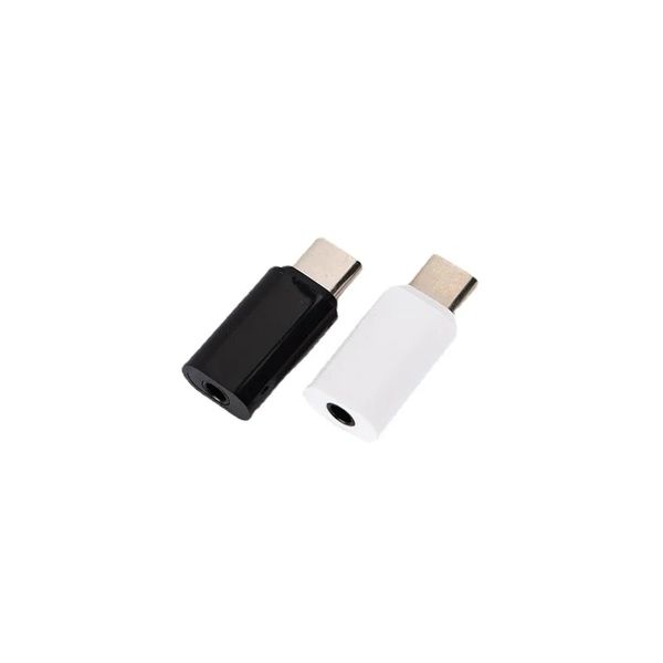 Adaptador tipo C macho tipo C a hembra adaptador de 3,5mm para Xiaomi Huawei Honor 3,55mm adaptador de auriculares con cable compatible con OTG