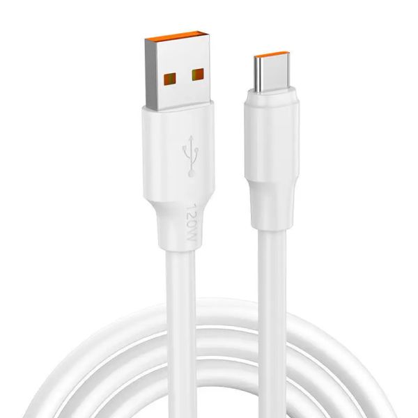 Tipo C Cable 120W Cargador de carga rápida para Xiaomi 13 Pro Huawei P40 Redmi Nota 12 Pro OnePlus 11 Realme OPPO POCO F5 USB C Cable