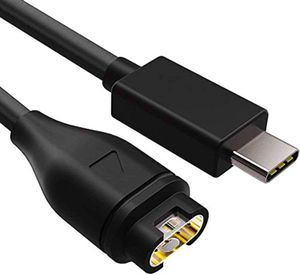 Câble de Type C Compatible avec Garmin Fenix 6 6S 6X Pro,Fenix 5 5S 5X Plus, câble de chargement de synchronisation de données USB C pour Forerunner 745 945