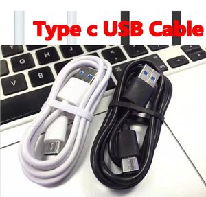 1m 3ft blanc noir type C Date USB Câble micro 5pin Câbles pour Samsung S4 S6 S7 Edge S8 S9 HTC