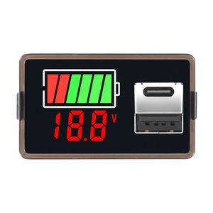 Type-C Double USB DC8-100V CAPACITION DE CAPACITÉ DE CAPACITÉ DE CAPACITÉ TESTER VOLTMETER VOLTMETER ACIDE LITHIUM LITHIUM LIFEPO4 POWER METTER