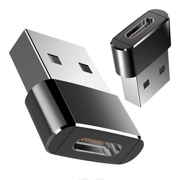 Adaptador tipo C hembra a USB OTG Convertidor de conector macho tipo A Estable de seguridad para computadora portátil y teléfono tipo c