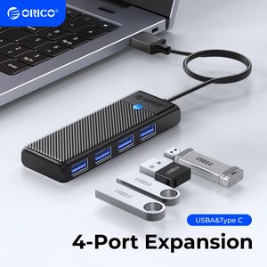 Tipo C HUB USB HUB 3.0 Splitter de 4 puertos El adaptador USB de la USB Dock Otg Adaptador OTG Ultra-Slim para PC Computer Accessories 240314