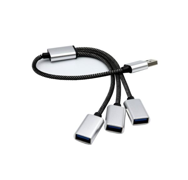 Prise mâle type-c vers prise femelle USB 2.0 OTG, ligne d'extension HUB Y câble de données, adaptateur d'alimentation, convertisseur séparateur USB2.0