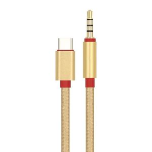 Type C Male à 3,5 mm mâle Adaptateur de câble audio AUX USB C Type-C à la prise d'écouteurs audio AUX 3,5 mm pour adaptateur audio LETV LE 2 Profor C à 3,5 mm