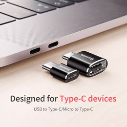 Câbles de téléphone portable Type C mâle vers USB femelle, adaptateur OTG, Mini chargeur, adaptateur convertisseur pour type-c