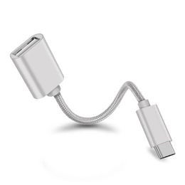 Type-C Micro USB OTG-adapterkabel USB Vrouw aan type C mannelijke kabeladapterconverter USB-C-kabel voor Xiaomi 4 letv Huawei