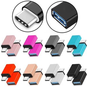 Type C tot USB 3.0 Adapter OTG Fast Charging Data Type-C Mobiele telefoon Kabels Converter voor Samsung Xiaomi Huawei Android-telefoon