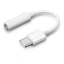 Type C tot 3,5 Jack oortelefoon audio aux kabel voor Xiaomi USB 3,5 mm hoofdtelefoon adapter voor Samsung Galaxy Note 10 20 plus S10 S20