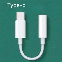 Adaptador Aux de tipo C a 3.5 mm Tipo-C 3 5 Cable de audio de Jack para iPhone 12 Pro Huawei V30 Mate 20 P30 Xiaomi Mi 10 9 Tipo C a 3 5