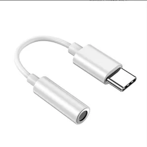 Type-C naar 3,5 mm hoofdtelefoonadapter voor iPhone 15 15Plus 15Pro Max Accessoires USB Type C Audio Aux Connector Adapters Kabelconverter met retailpakket