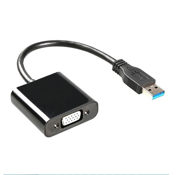 Câble adaptateur VGA de type C vers femelle USB 3.1 usb3.0 pour convertisseur TOVGA pour ordinateur portable