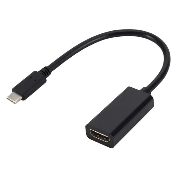 Cable de conversión I compatible con HDMI a HDMI 4K HD HD USB C a HDMI Cable femenino USB 3.1 Cable de conversión