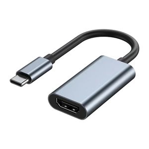 Type C naar HDTV -adapter 4K 60Hz USB C MANNEN VOOR VROUWELIJKE HD -converter Kabels voor Monitor Mac Computer TV Display Samsung Xiaomi Telefoon