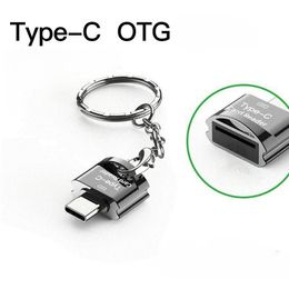 Adaptateur TF Micro-SD de type C OTG Smart Memory Carte Reader USB3.0 Flash Drive Micro USB vers Micro-SD Adaptateur pour Xiaomi Samsung