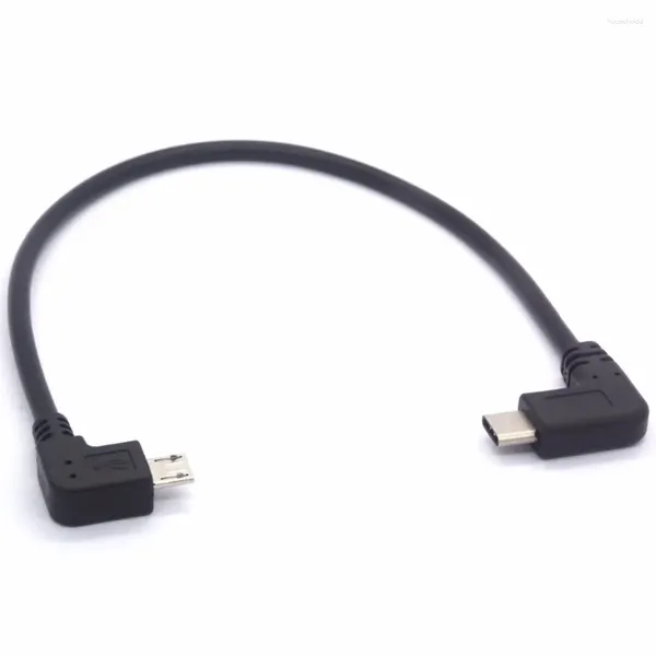 Mecanografíe C al cable micro del USB extensión masculina del Pin del grado 5 de 90