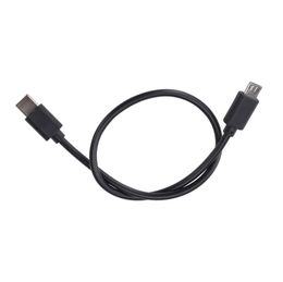Type C à Micro USB mâle synchronisation Charge OTG adaptateur câble cordon pour Huawei Samsung USBC téléphone chargeur fil