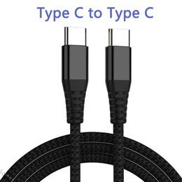 Câble de données de Type C à Type C 60W, Charge rapide, USB-C, pour appareil Samsung S10 S9, Charge rapide 3.0 QC4.0