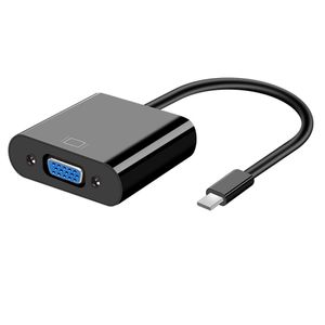 Type C mâle vers VGA femelle adaptateur USB 3.1 câble de connecteurs VGA pour ordinateur portable PC Mac