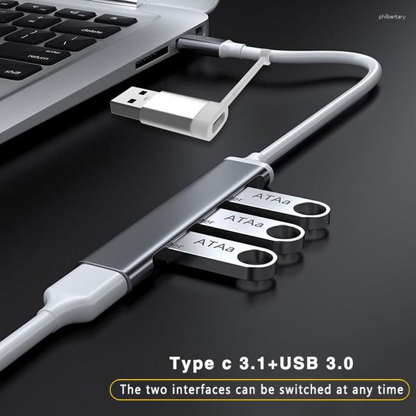 Type C USB 2 Interface Switchable Extender Hub Station d'accueil One-to-Four Computer Splitter 3.0 Adapter