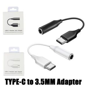 Tipo-C USB-C macho a 3,5 mm Adaptador de cable para auriculares AUX Auriculares de audio Conector hembra para Samsung Note 10 20 S20 Ultar S21 Galaxy Z Fold 2 Flip Plus Teléfono inteligente S23