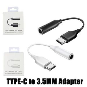 Tipo-C USB-C macho a 3,5 mm Adaptador de cable para auriculares AUX Auriculares de audio Conector hembra para Samsung Note 10 20 S20 Ultar S21 Galaxy Z Fold 2 Flip Plus Teléfono inteligente